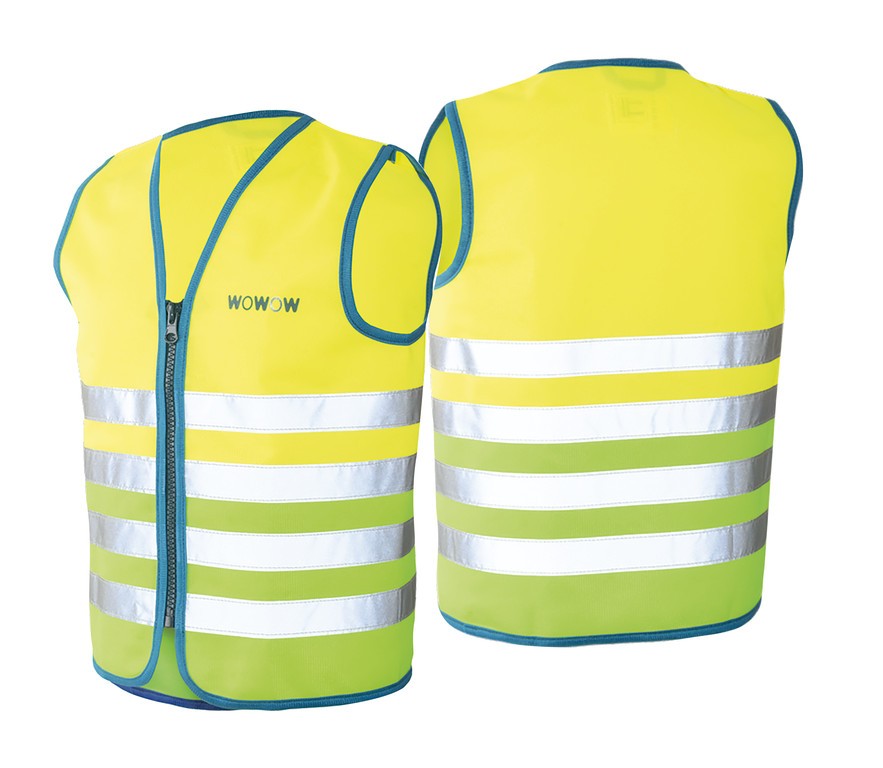 Chaleco de seguridad amarillo wasabi Wowow, talla L, para niños