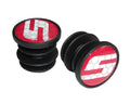Tappi manubrio SRAM Road conf./2St., nero/rosso