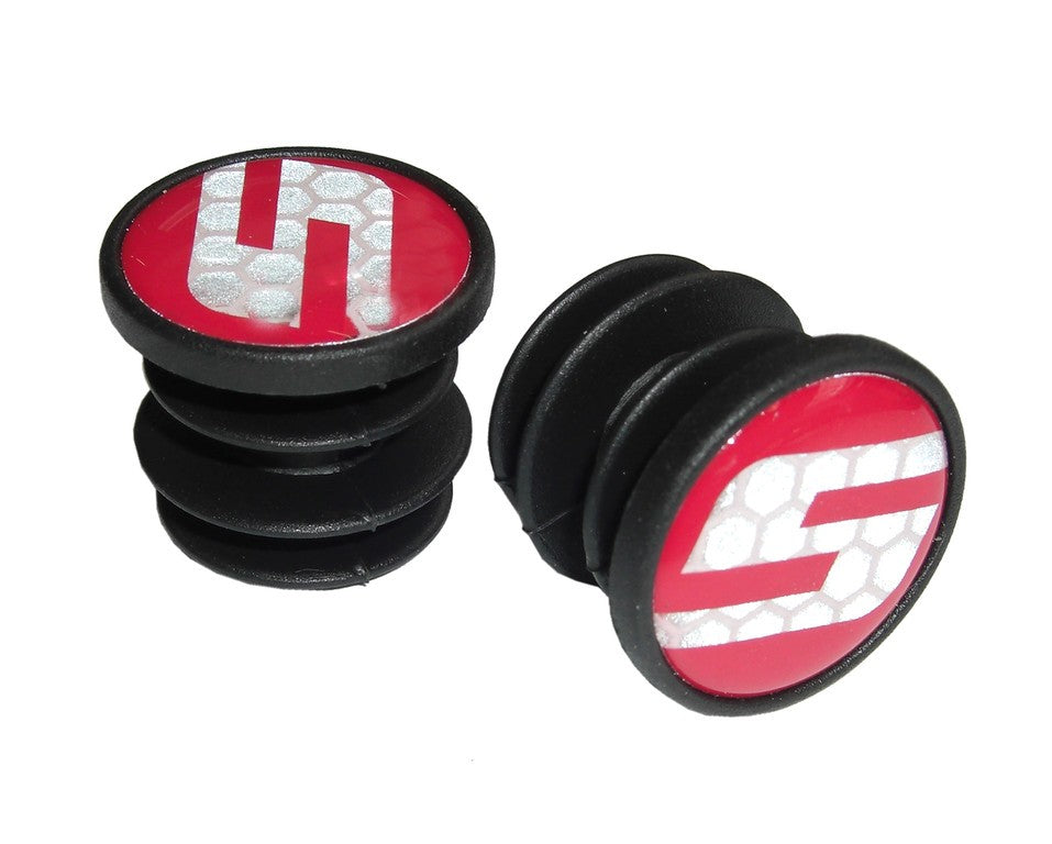 Tappi manubrio SRAM Road conf./2St., nero/rosso