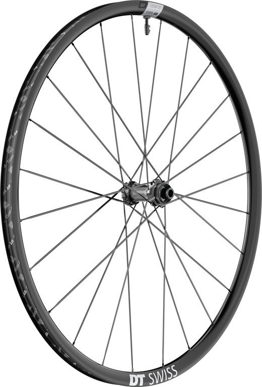 RA DT Swiss E 1800 Spline 23 DB 28"/22 mm aluminio, negro, CL, 100/12 mm TA