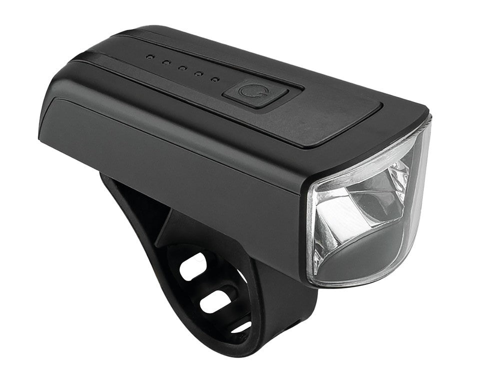 Set di luci LED a batt. AXA Dwn Set 70 luce ant. Dwn 70 e luce post. Dwn, USB