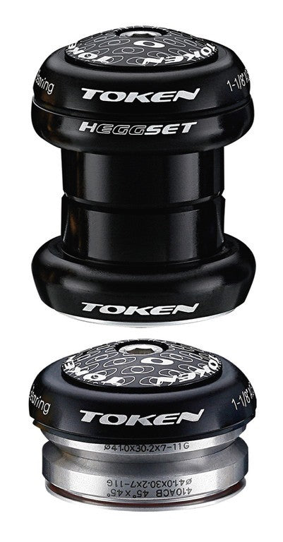 TOKEN hEGGset AHead 2in1 dirección 1 1/8" negro (34/41mm)
