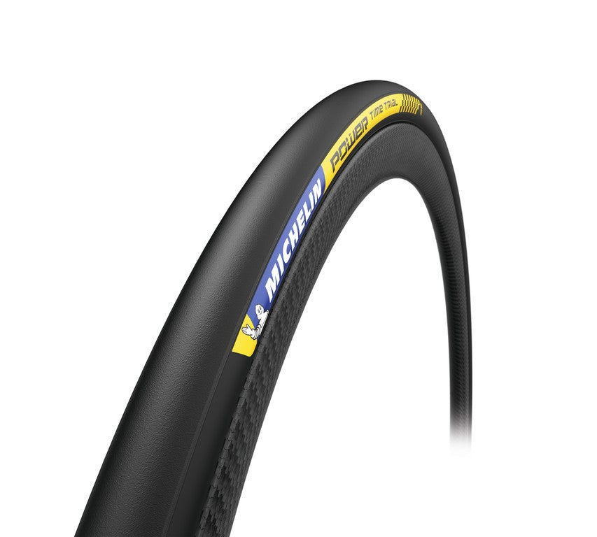 Cubierta. Michelin Power Time Trial plegable. 28", 700x23C, 23-622, color negro.