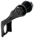 B&amp;M kurze Leuchtenhalterung, 40/21 mm, verzinkt, schwarz