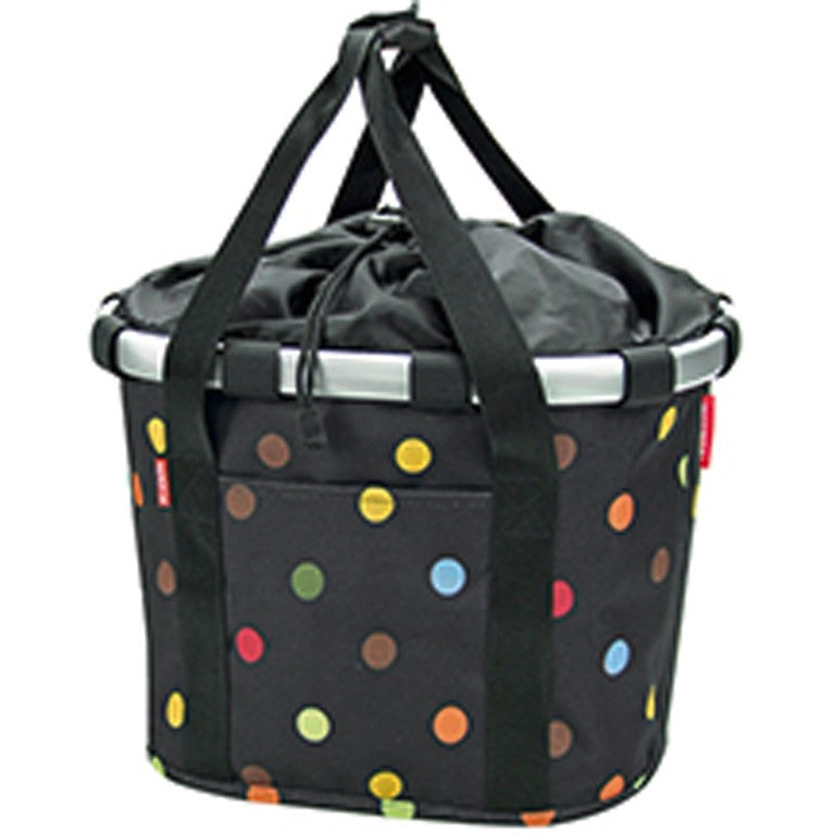 Borsa City KLICKfix Bikebasket dots, 35x28x26cm, 15l, 800g