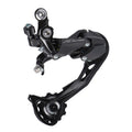 Deragl. post. Shimano Alivio RD-M3100GS 9 vel. Shadow, argento/nero,
