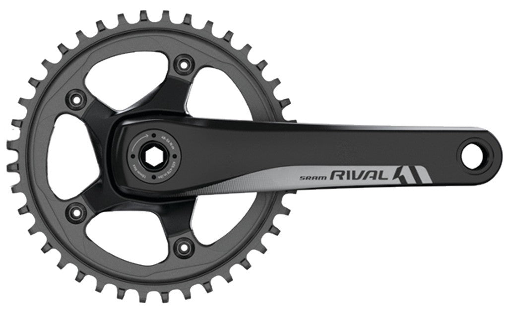 Platos y bielas Sram Rival1 GXP 42 d. 170 mm negro, 10/11 velocidades, sin movimiento central