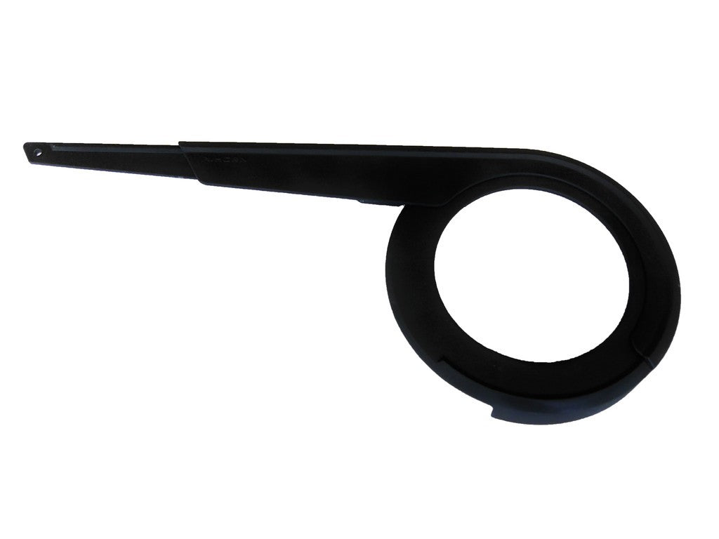 Protector de cadena de bocina 18, 1 ala, 38 dientes, negro, 1 velocidad, sin accesorios