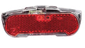 Luce post. LED e-bike AXA Slim Steady luce cont., fissaggio portapacchi 80mm
