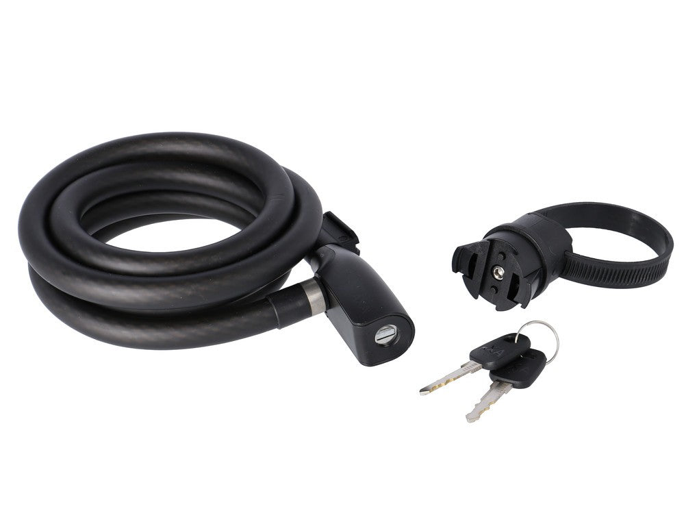 Lucchetto con cavo AXA Resolute 180/15 lung. 180cm, Ø15mm, nero
