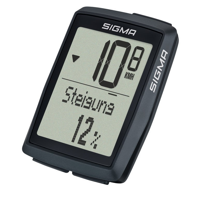 Ciclocomputador Sigma BC 14.0 WR, negro, con cable