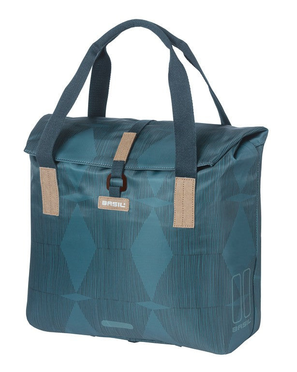 Bolsa de verano para bicicleta Basil Elegance, azul, 13 x 36 x 33 cm, 20-26 l
