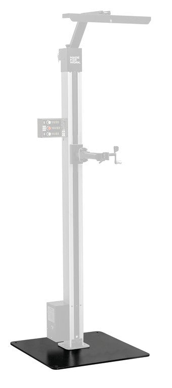 Placa de montaje para soporte de acero 1693EL1, 740x740x20mm