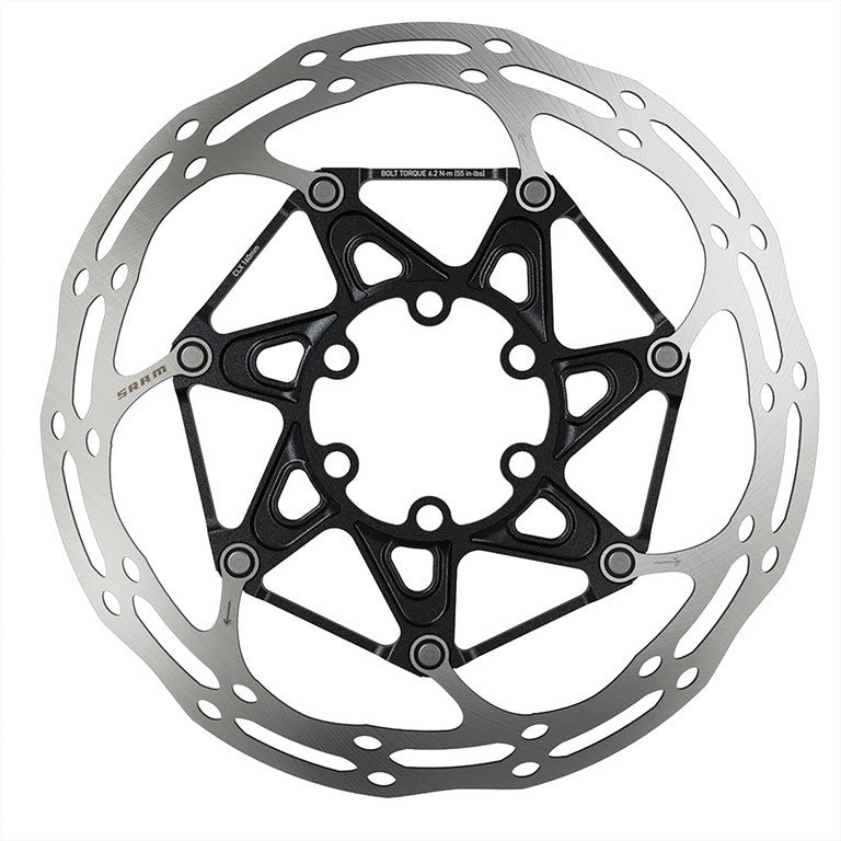 Disco de freno SRAM Rotor Centerline Ø160 mm, negro, 6 orificios, 2 piezas
