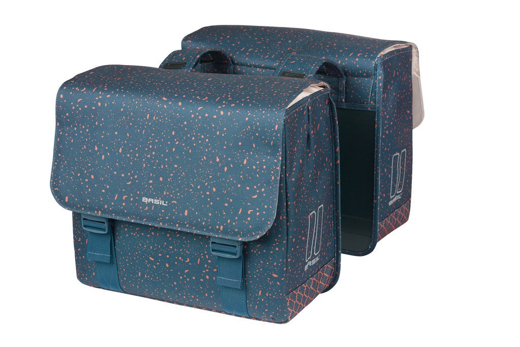 Bolsa doble Basil Flair, azul marino, 35 l