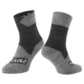 SealSkinz Bircham Socken, Schwarz/Grau, Größe XL