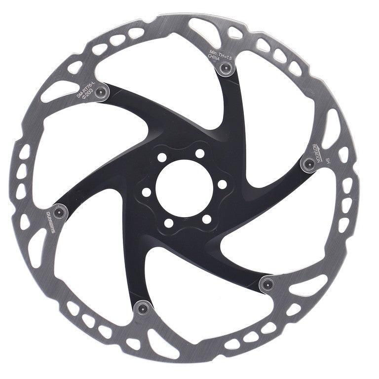 Disco freno Shimano SM-RT76L 203mm, 6 fori, per Deore XT
