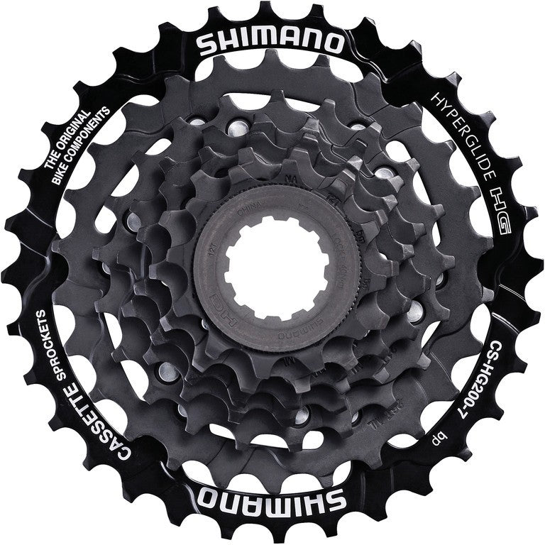 Juego de piñones Shimano CSHG200 de 7 velocidades, 12-14-16-18-21-26-32 dientes