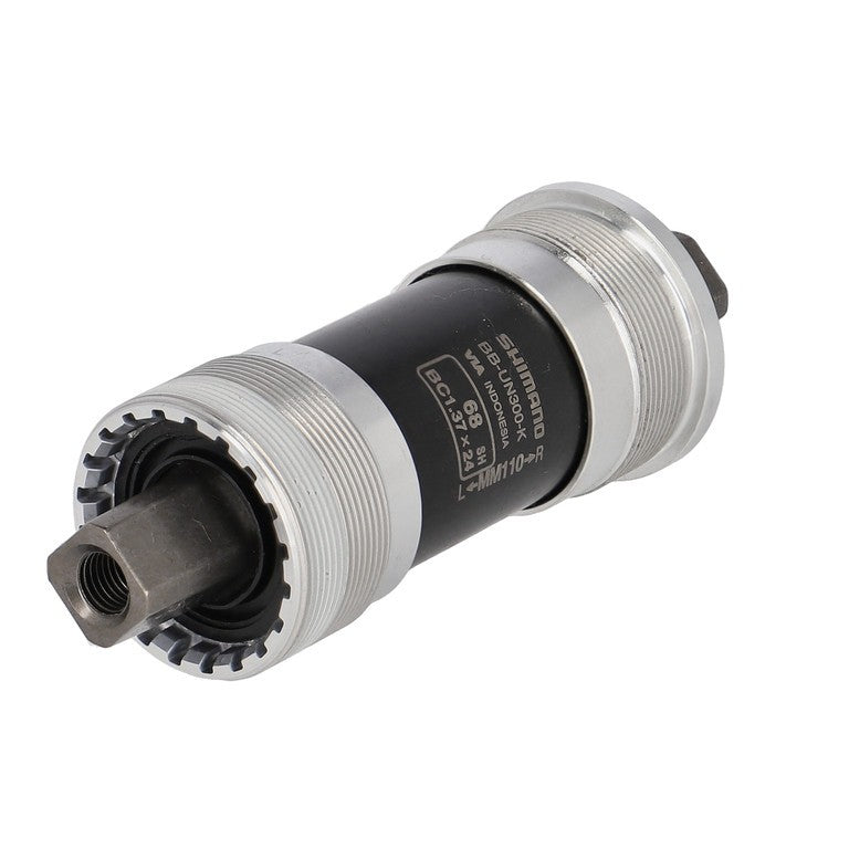 Shimano 68/110 mm BBUN300-K Kompakt-Innenlager, Vierkantachse, für Kettenschutz