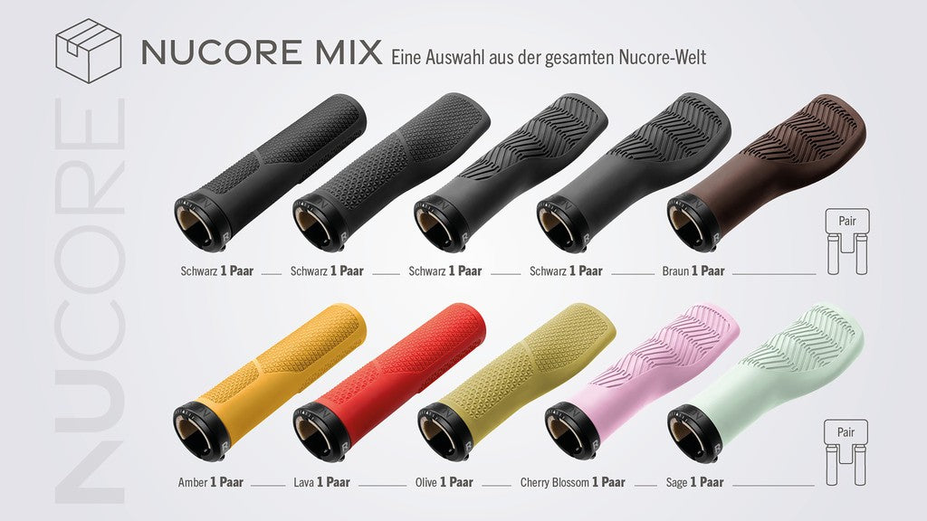 Manop. HERRMANS Nucore Kampagnen Box Mix Nucore Mix,col.,130mm, Ø22mm, DD48 BL+BR