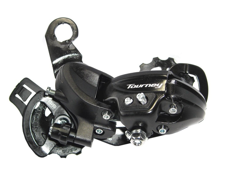 Deragl. post. Shimano Tourney RD-TY300 6/7 vel., s. adatt., gabbia lunga