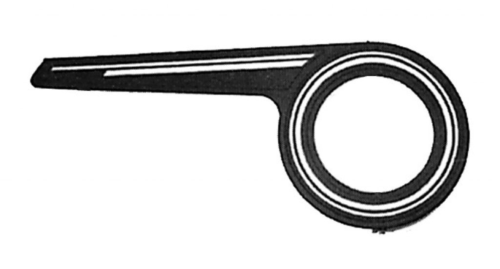 Paracatena Horn SK24 a 1 ala fino a 46 denti, nero, p.cambio al mozzo