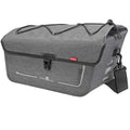 KLICKfix Rackp. Sport graue Fahrradtasche, 20x41x25, 12l, Uniklip2