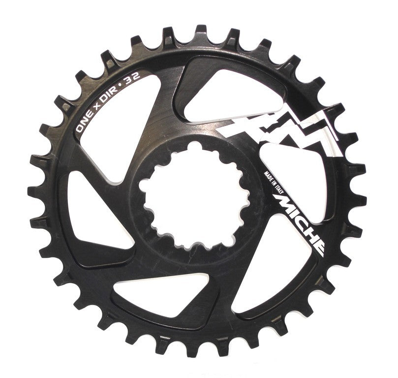 Plato Miche MTB XM SR One x Dir 6 mm de desplazamiento 30 dientes, negro, 11 velocidades