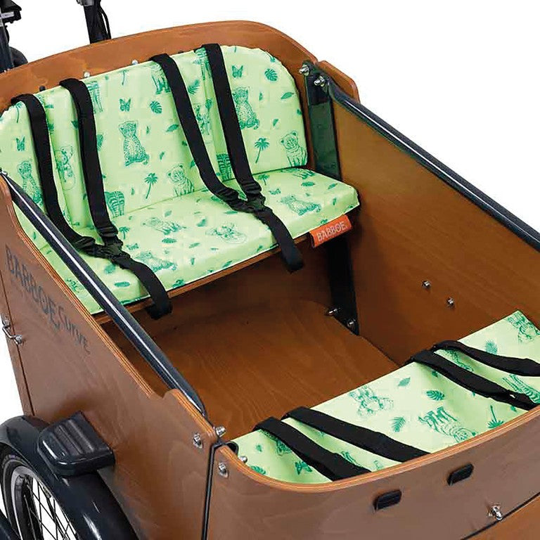 Set cuscini Babboe Safari Lime, per Curve