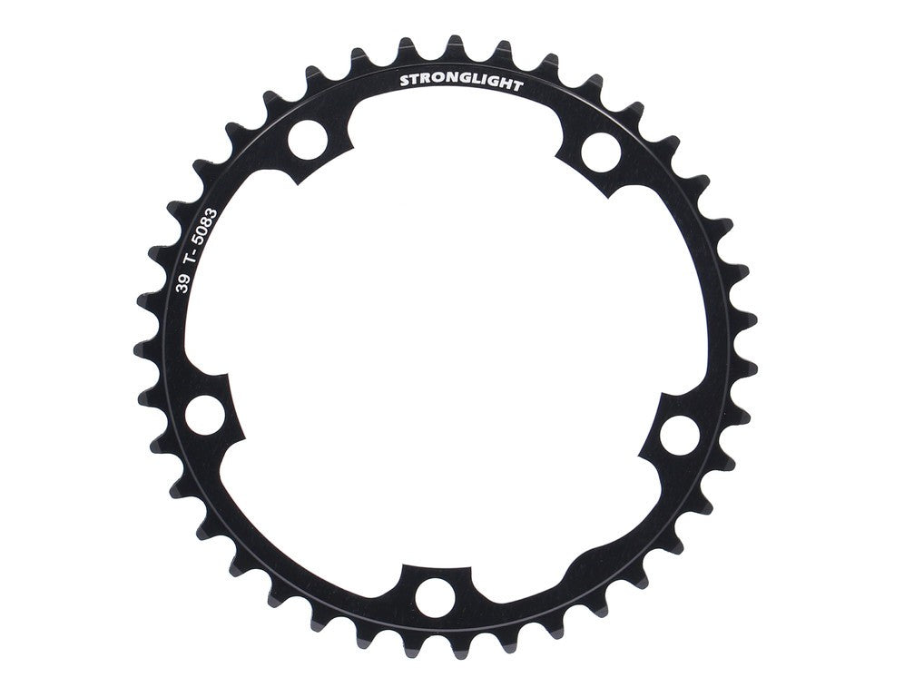 Corona Stronglight Type 130 S interno, 39 denti, nero, 9/10-velocità