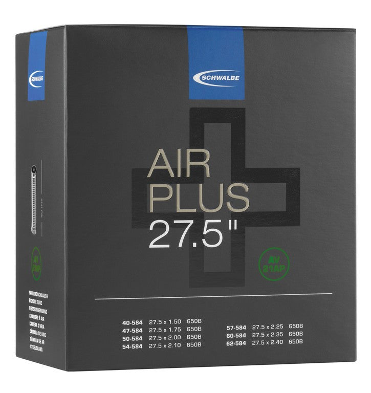 Camera d'aria Schwalbe VS 21 AP Air Plus 27.5x1.50-2.25 40/62-584 VS AGV 40mm