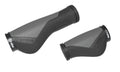 Manopole T-One Ripple Ergo 90/130mm, singola, nero/grigio
