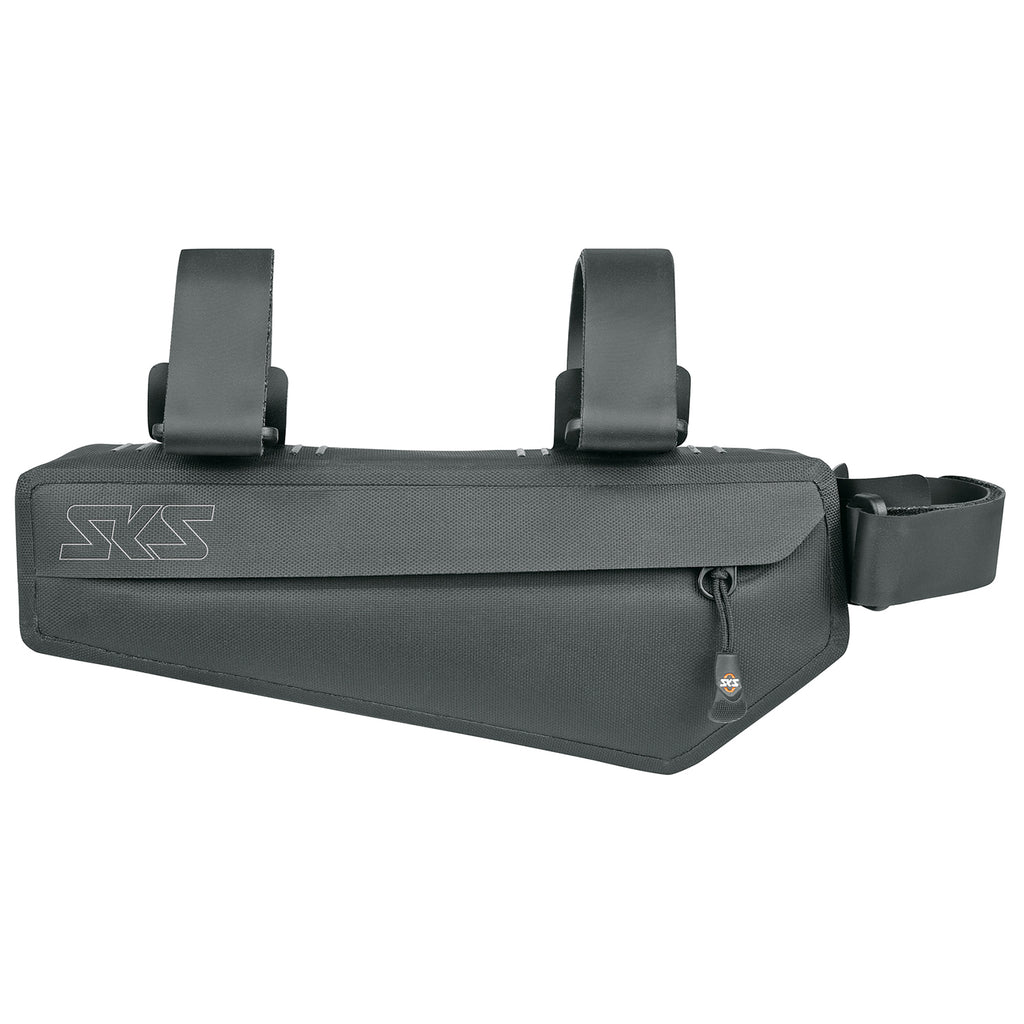 Borsa da sella SKS Race Framebag nero, 230x40x100mm, 650ml, 90g