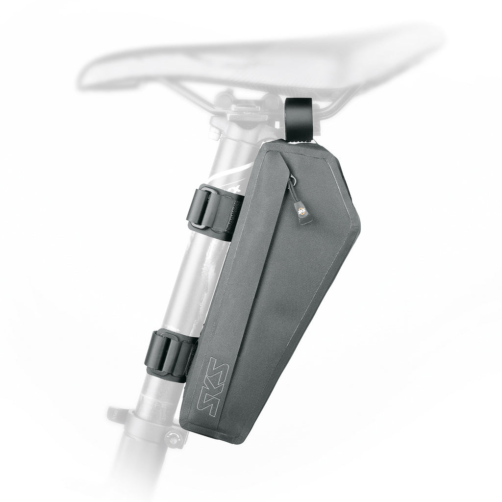 Borsa da sella SKS Race Framebag nero, 230x40x100mm, 650ml, 90g