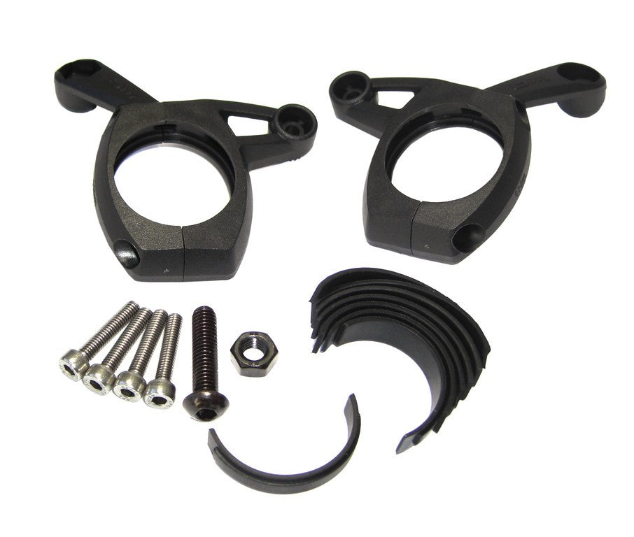 B&amp;M Lenkerhalterung für Dynamobeleuchtung, schwarz, auch für Shimano Display