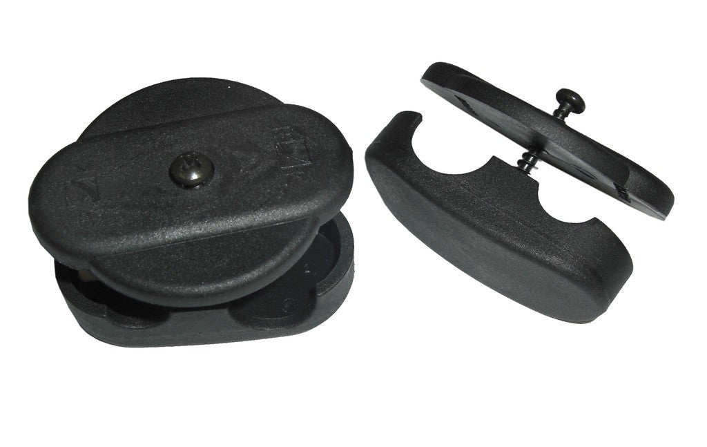 Korb-Fix II KLICKfix nero,in coppia,p.cestini a maglie str.