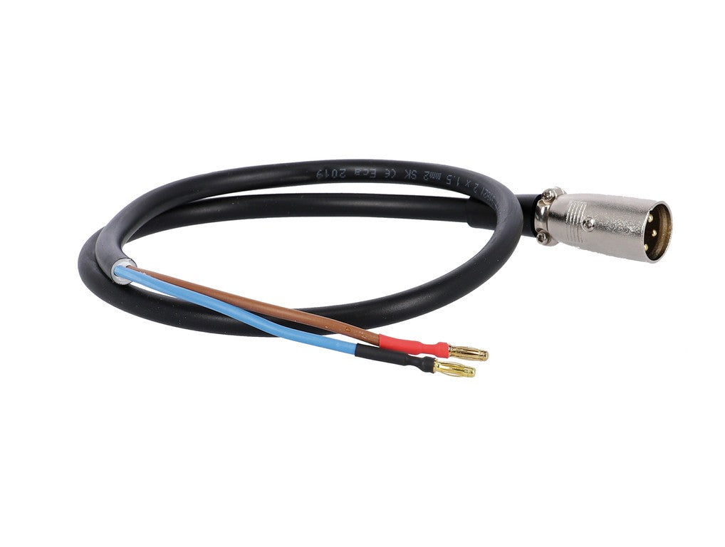 Cavo di verifica univ. per tester batt. con contatti rotondi di 3mm