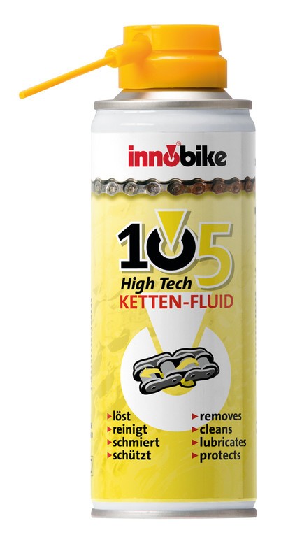 Fluido catene High Tech 105 Innobike 300ml, bomboletta spray, c. boccaglio