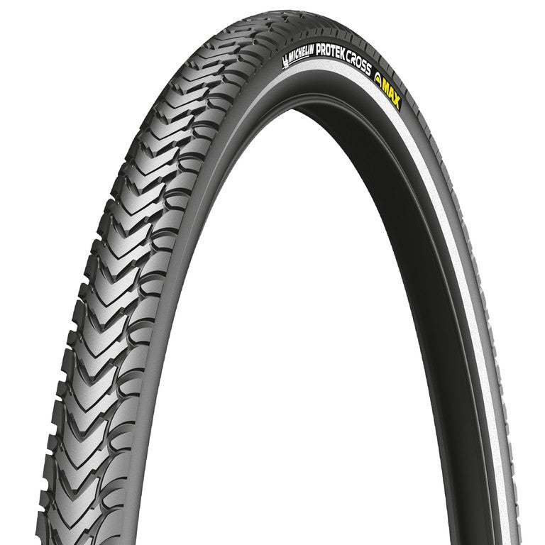 Neumático rígido Michelin ProtekCrossMax 28" 700x35C 37-622 negro reflectante.