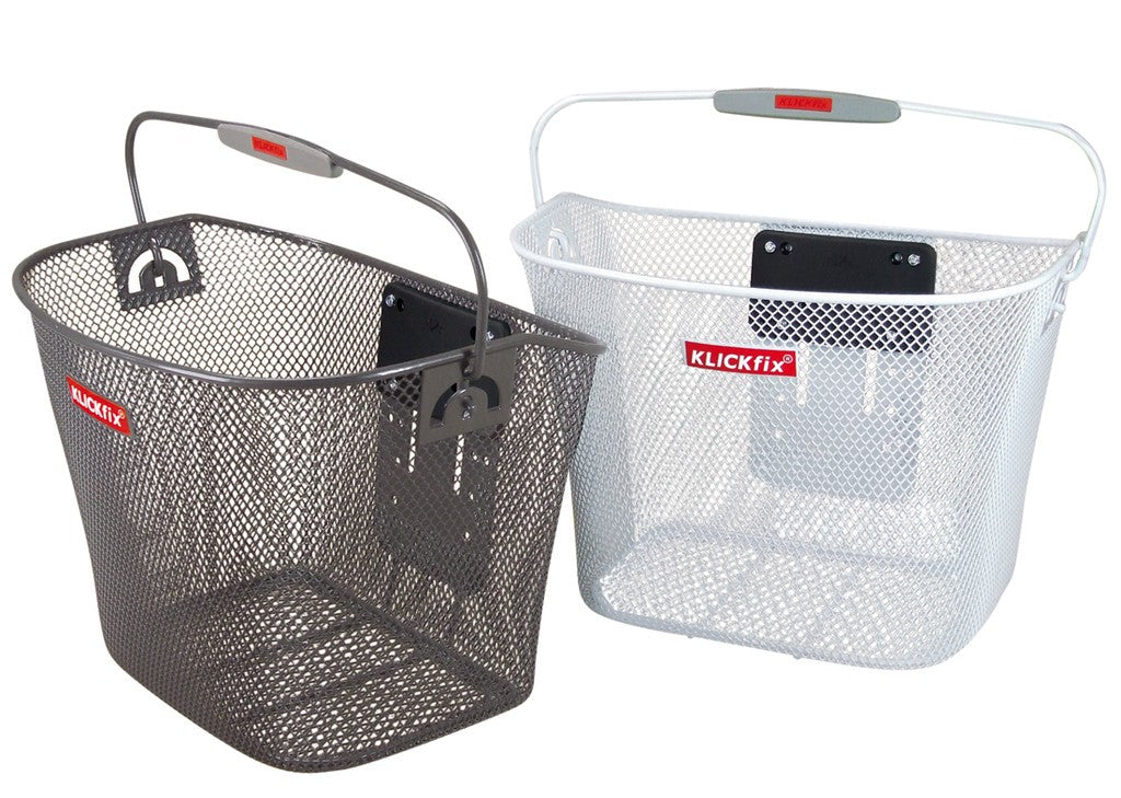 Cestino anteriore KLICKfix 26x35x25cm,bnc,a maglie strette,s.adatt.