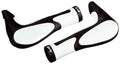 Manopole Ergotec Oslo 138/138mm, nero/bianco, kraton/gel