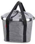 Borsa City KLICKfix Bikebasket twist silver, 35x28x26cm, 15l, 800g