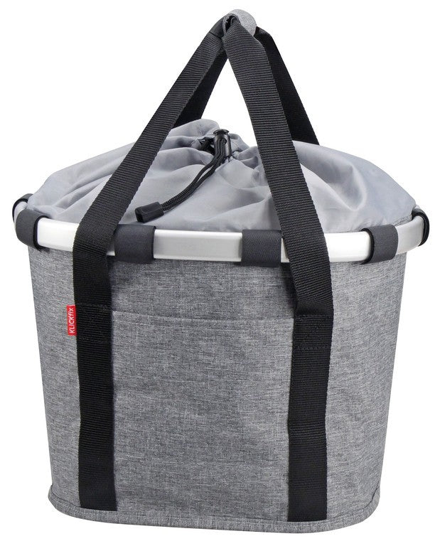 Borsa City KLICKfix Bikebasket twist silver, 35x28x26cm, 15l, 800g