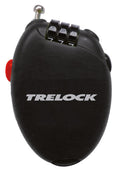 Lucchetto cavo comb. Trelock RK75Pocket lung. 75cm, Ø1,6mm, nero, senza supp.