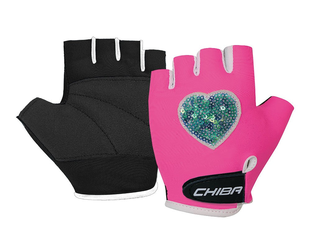 Chiba Cool Kids Handschuhe in Herz-/Rosa-Farbe, Größe M/5
