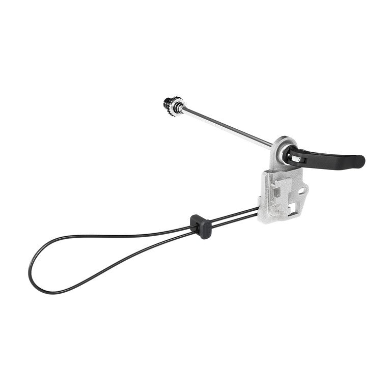 Thule ezHitch Achsmontageplatte mit Schnellverschlussschraube im Lieferumfang enthalten