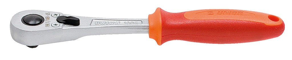 Cricchetto reversibile 1/4" Unior rosso, bloccabile - 188.1/1ABI-US