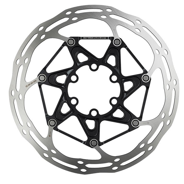 Disco de freno SRAM Rotor Centerline Ø140 mm, negro, 6 orificios, 2 piezas