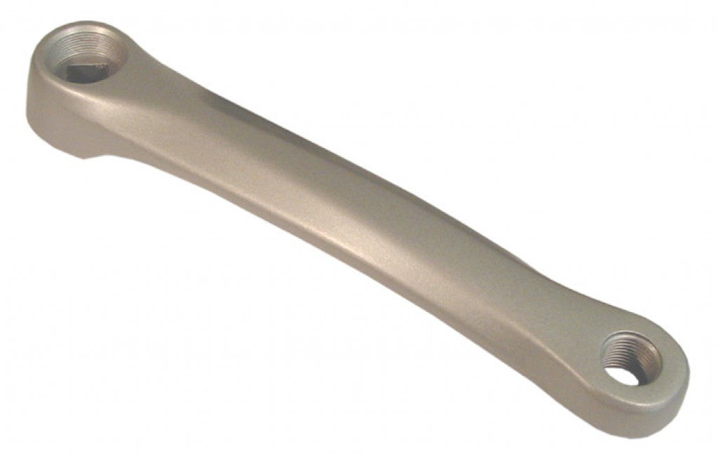 Biela izquierda, longitud 170mm alu., color plata.