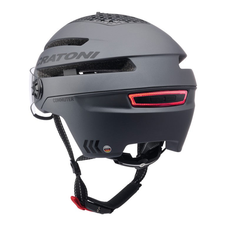 Casco bici Cratoni Commuter gr scuro opaco, t. S/M (54-58cm)